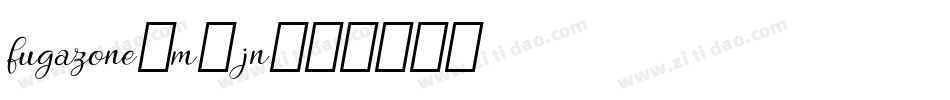 FugazOne-M8jn字体转换