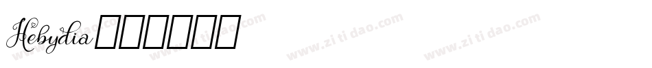 Hebydia字体转换