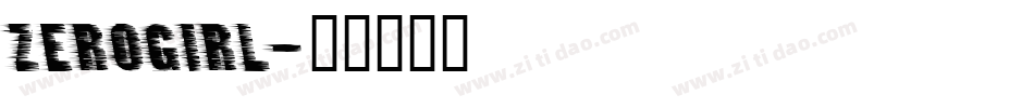ZEROGIRL字体转换