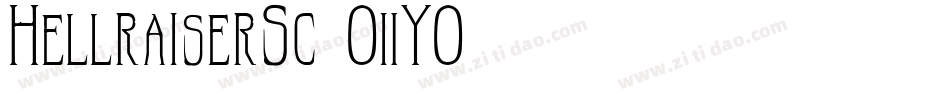 HellraiserSc-O2YO字体转换