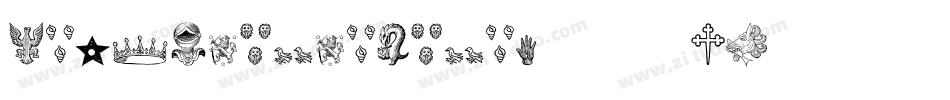 Heraldicdevices-53jG字体转换
