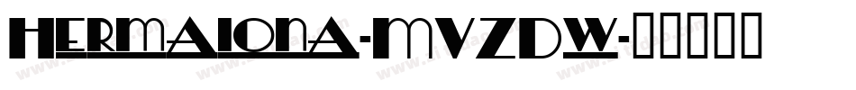 Hermaiona-MVZDw字体转换