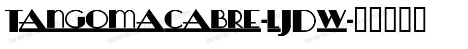 Tangomacabre-lJDw字体转换