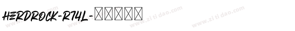 Herdrock-r74L字体转换