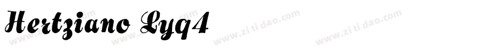 Hertziano-Lyq4字体转换