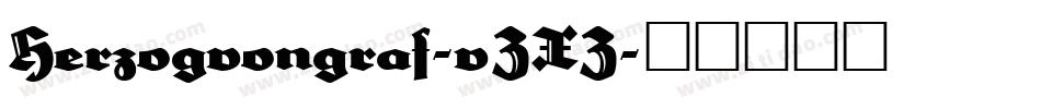 Herzogvongraf-vZXZ字体转换