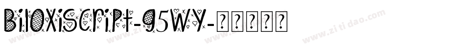 BiloxiScript-g5WY字体转换