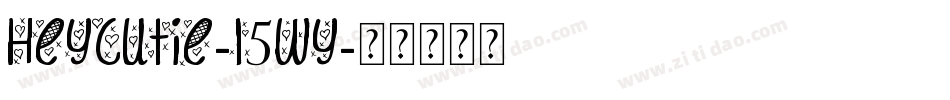 HeyCutie-l5wy字体转换