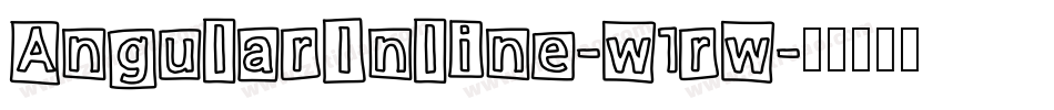 AngularInline-w1rw字体转换
