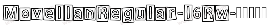 MovellanRegular-l6Rw字体转换