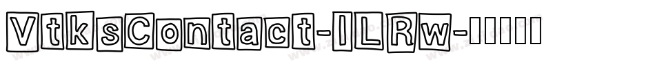 VtksContact-lLRw字体转换
