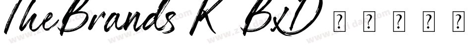 TheBrands-K7BxD字体转换