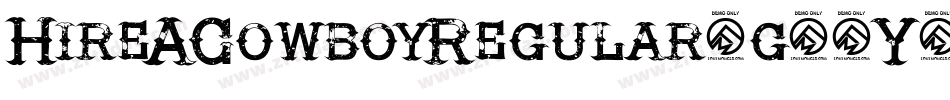 HireACowboyRegular-g94Y字体转换