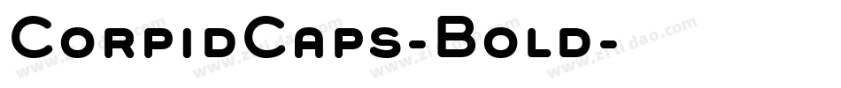 CorpidCaps-Bold字体转换