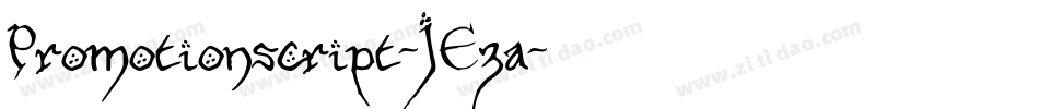 Promotionscript-JEza字体转换