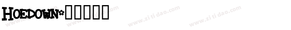 Hoedown字体转换