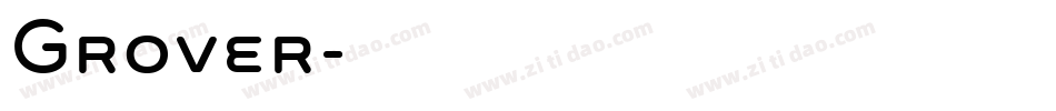 Grover字体转换