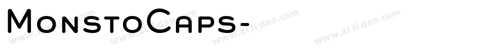 MonstoCaps字体转换
