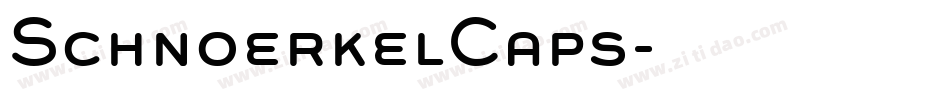 SchnoerkelCaps字体转换