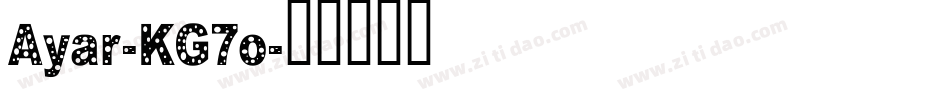 Ayar-KG7o字体转换