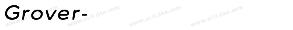 Grover字体转换