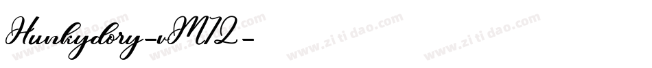 Hunkydory-vM7L字体转换