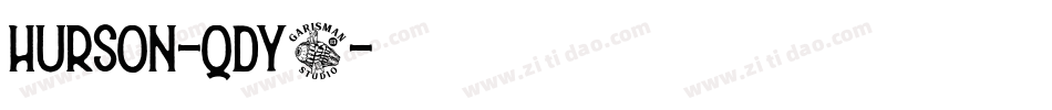 Hurson-qdy6字体转换