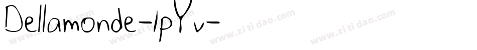 Dellamonde-1pYv字体转换 Dellamonde-1pYv字体转换