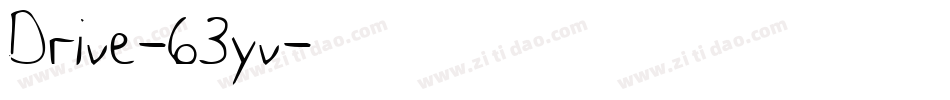 Drive-63yv字体转换