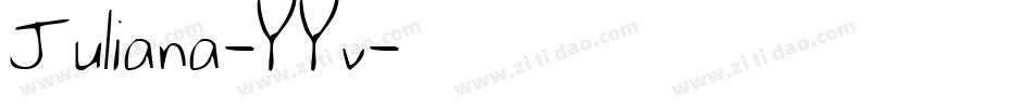 Juliana-YYv字体转换