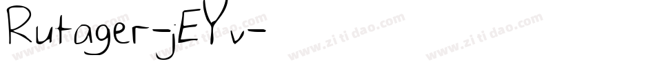 Rutager-jEYv字体转换 Rutager-jEYv字体转换