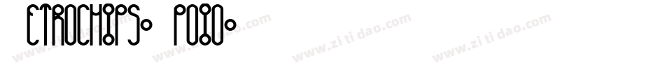 Retrochips-Rp01o字体转换