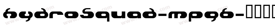 HydroSquad-MP9B字体转换