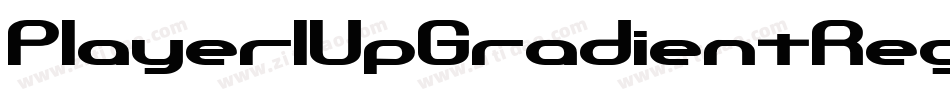 Player1UpGradientRegular-RZal字体转换