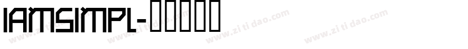 IAMSIMPL字体转换