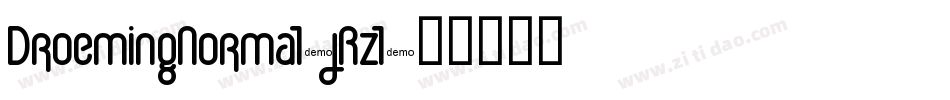 DroemingNormal-jRzl字体转换