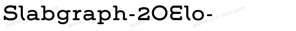 Slabgraph-2OElo字体转换