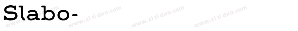 Slabo字体转换