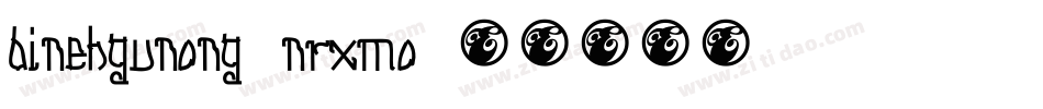 Binehgunong-nRxmO字体转换