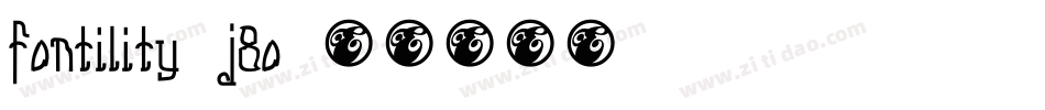 Fontility-J8o字体转换