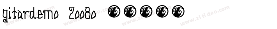 GitarDemo-2OO8o字体转换