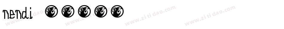 NENDI字体转换