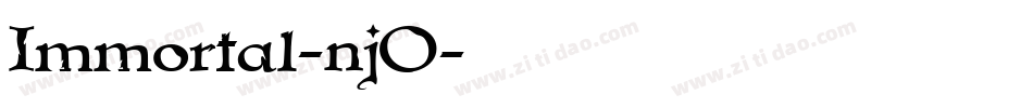 Immortal-njO字体转换