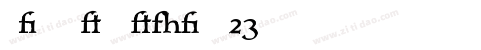 Didactgothic-23ev字体转换