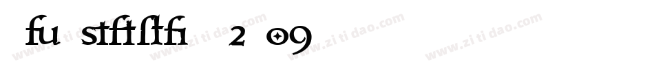 Questrian2-09ev字体转换