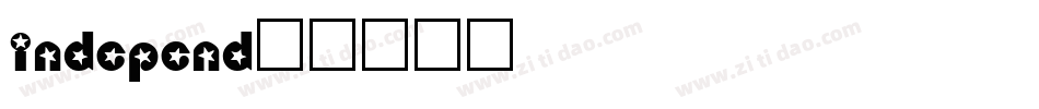 independ字体转换