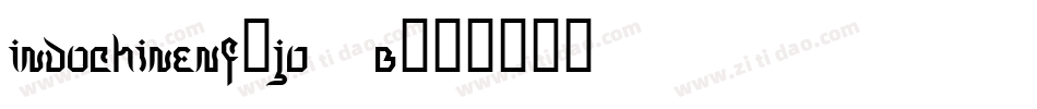 IndochineNf-JO1B字体转换