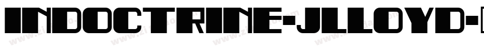 Indoctrine-jlloyd字体转换