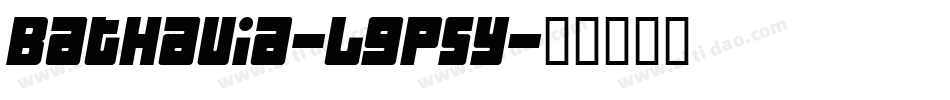 Bathavia-lgP5y字体转换