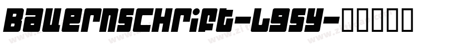 Bauernschrift-lg5y字体转换